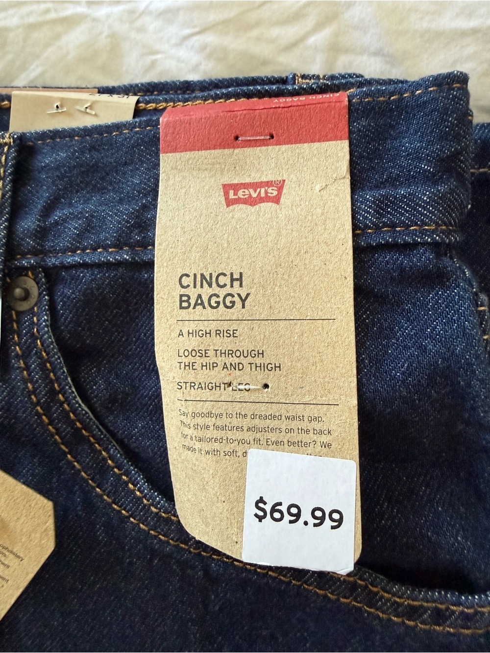 Levi's Men's Relaxed Baggy Jeans - Dark Blue